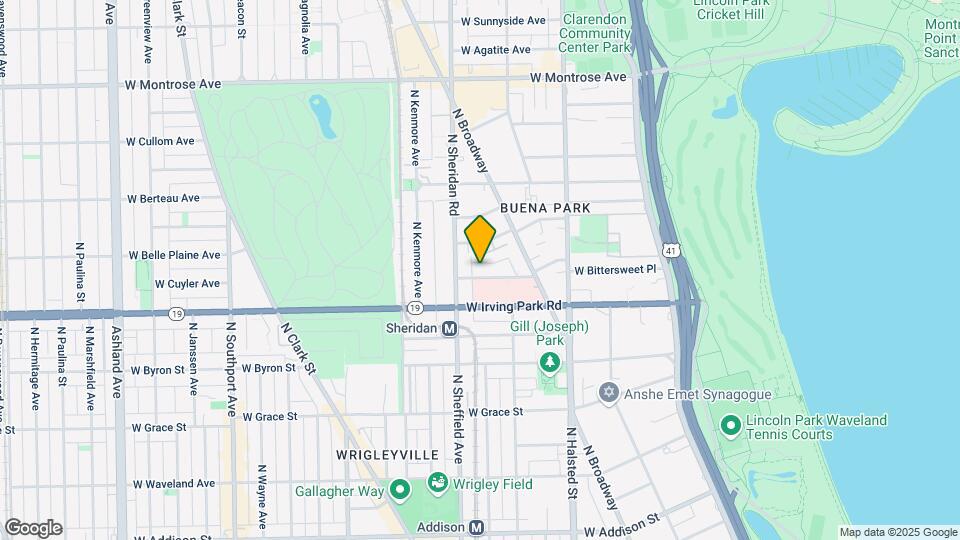 958 W Cuyler Ave Map and Location Details