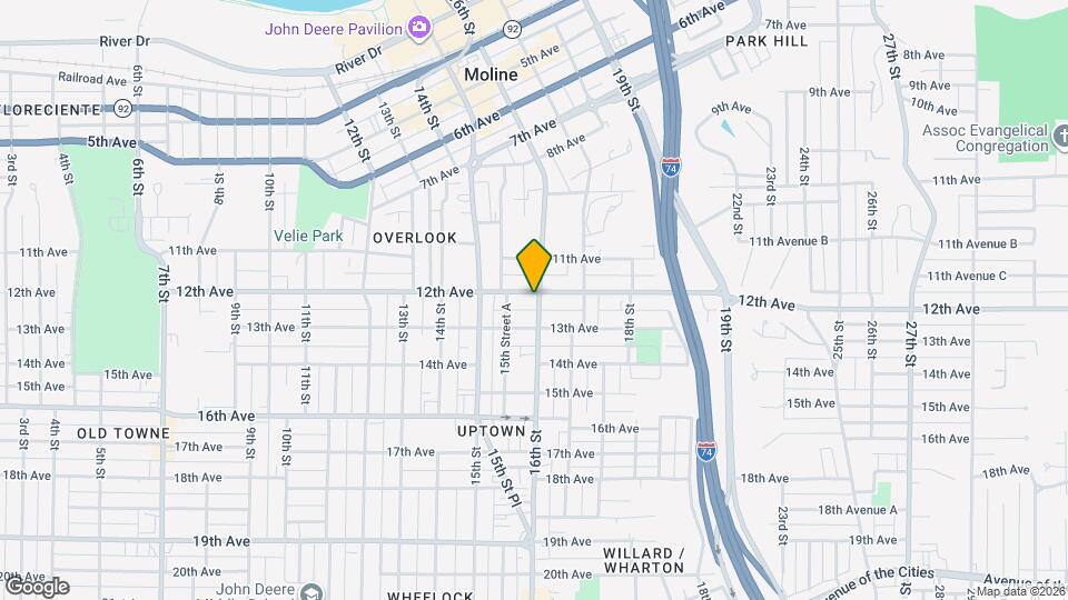 1546 12th Ave Mapa y Detalles de la Ubicación