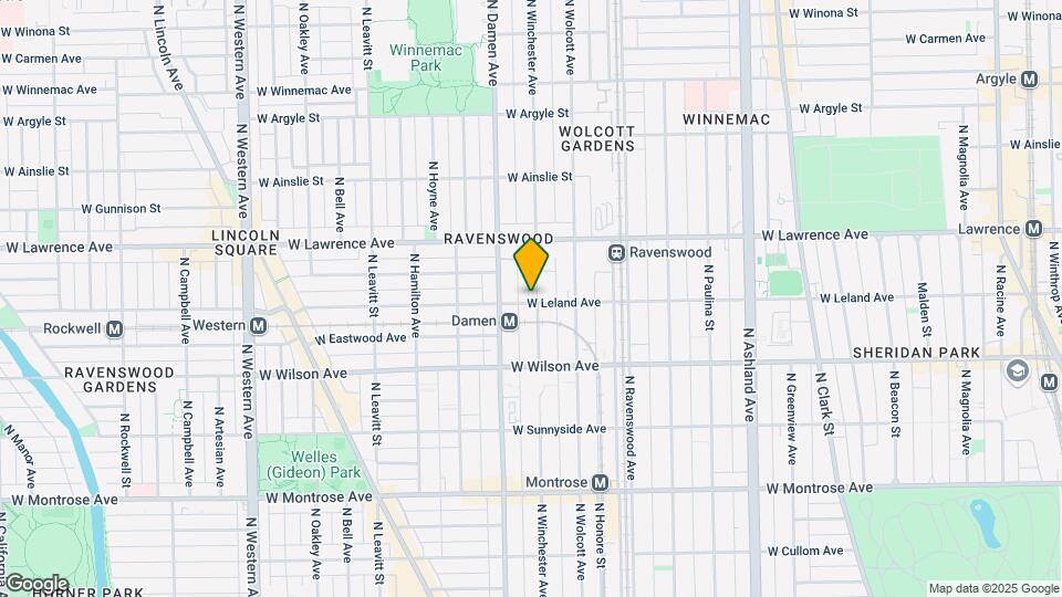 4700 N Winchester Ave Map and Location Details
