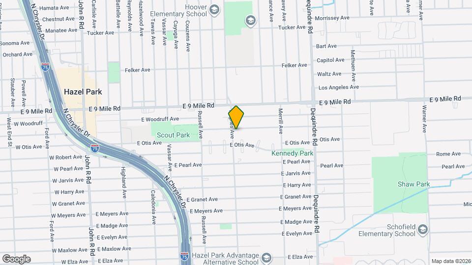 1412 E Goulson Ave Map and Location Details