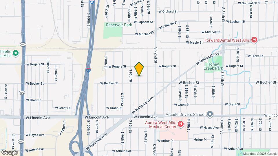 9732 W Lincoln Ave Map and Location Details