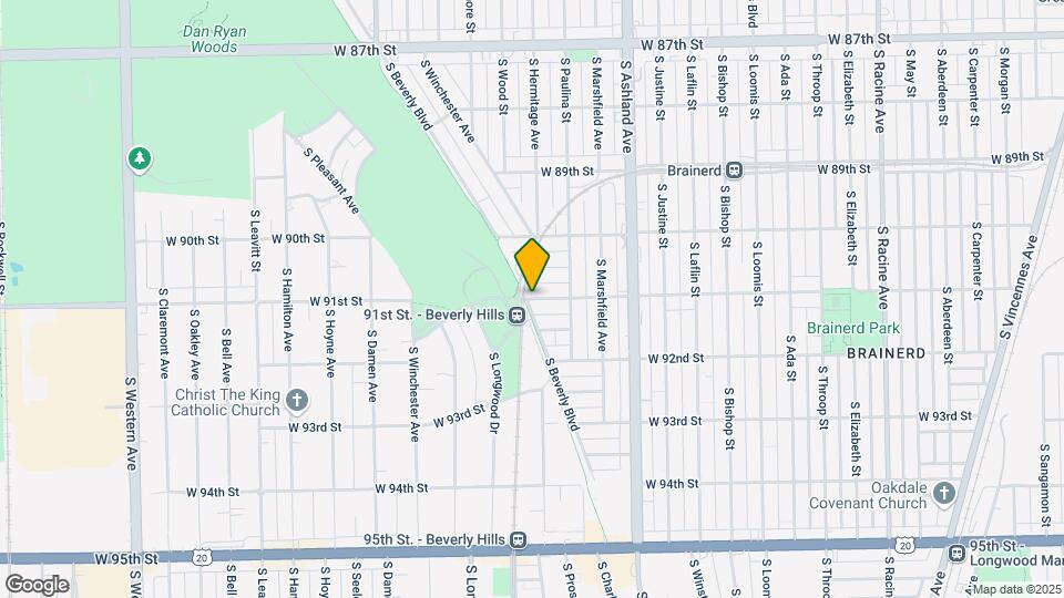 1745 W 91st St, Unit 3N Mapa y Detalles de la Ubicación