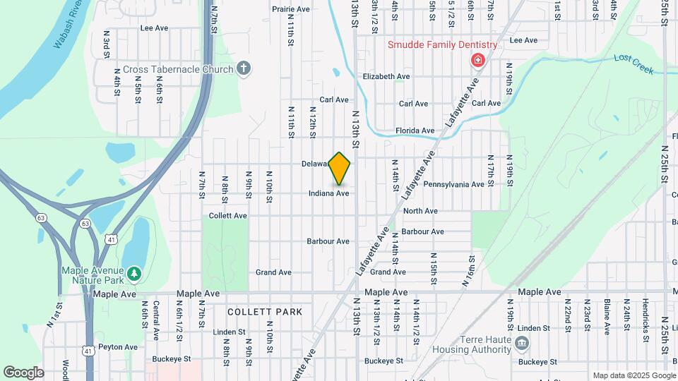 2501 Garfield Ave Map and Location Details