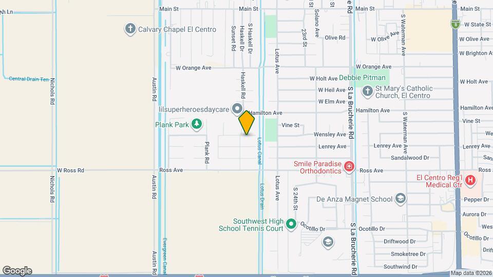2641 Wensley Ave Map and Location Details