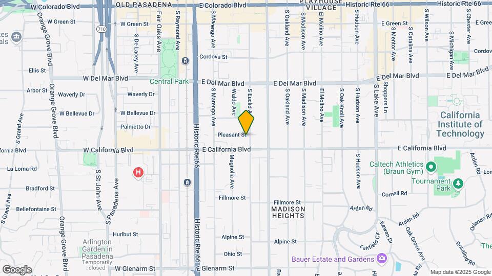 537 Euclid Ave Map and Location Details