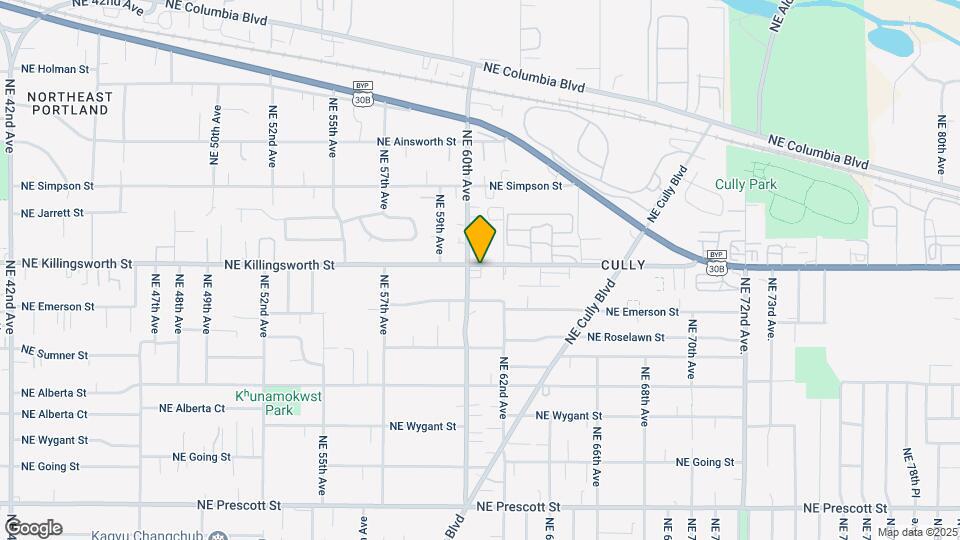 6040 NE Killingsworth St Map and Location Details