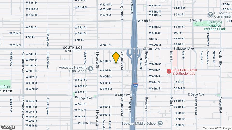 5917 Denver Ave Map and Location Details