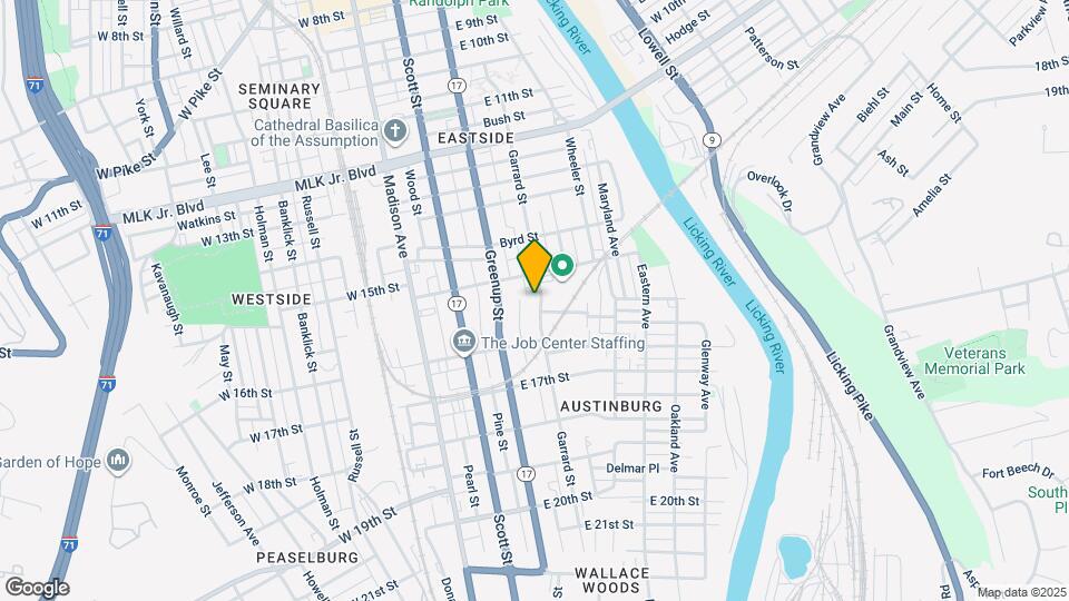 1517 Garrard St Map and Location Details