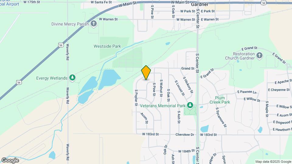 550 S Meadowbrook St Map and Location Details