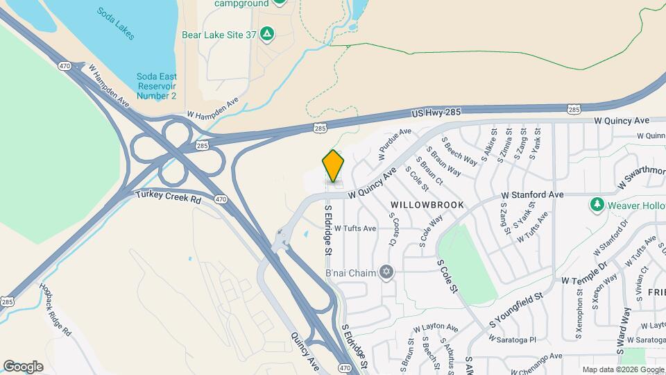 4296 S Eldridge St Map and Location Details