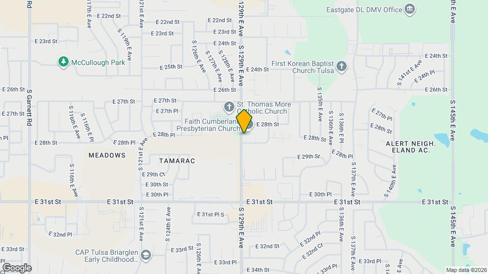 12909 E 28th Pl Map and Location Details