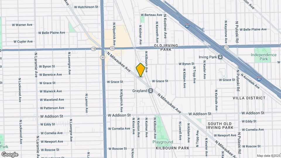 3817 N Milwaukee Ave Map and Location Details