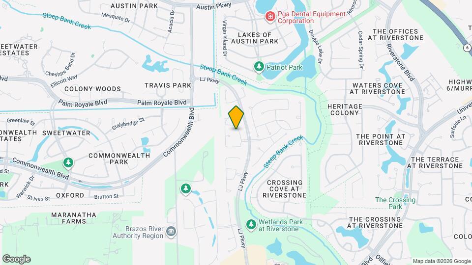 4102 Sandstone Bend Ln Map and Location Details