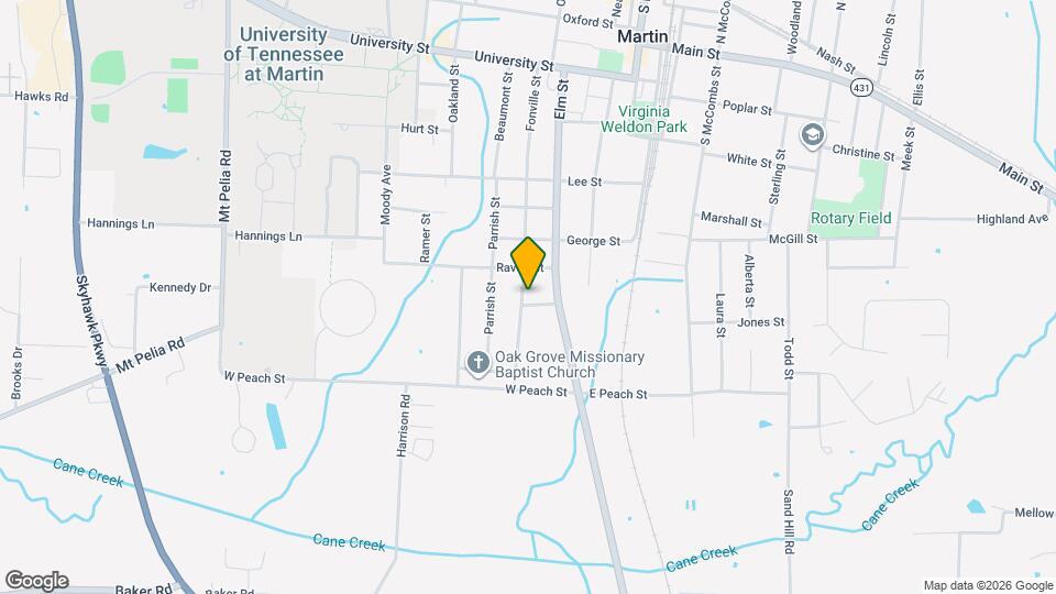 510 Fonville St Map and Location Details