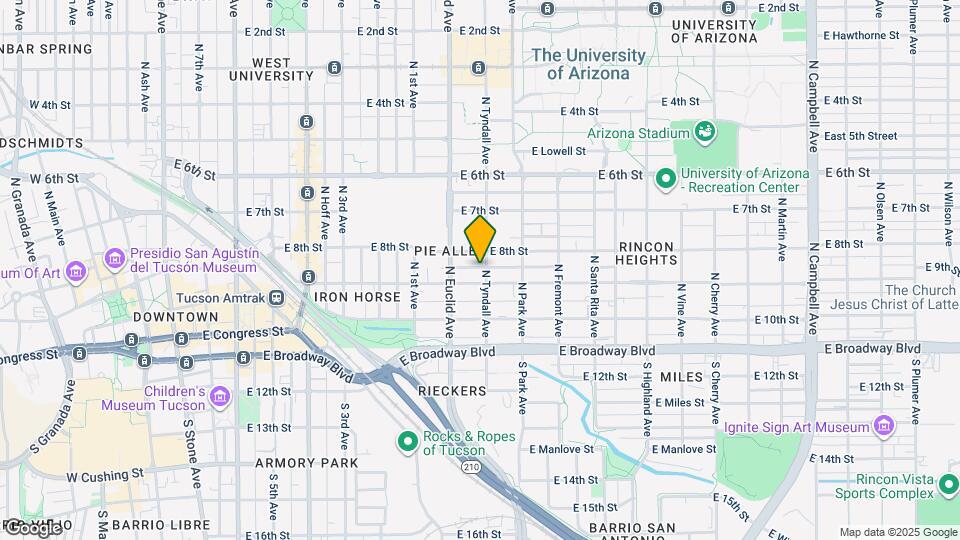 209 N Tyndall Ave, Unit 209 #2 Map and Location Details