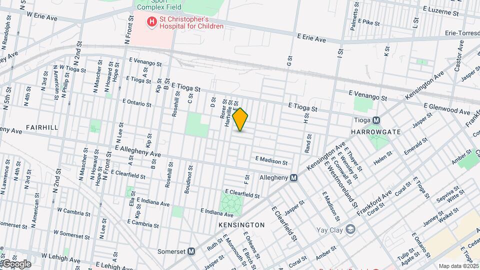 625 E Cornwall St Map and Location Details