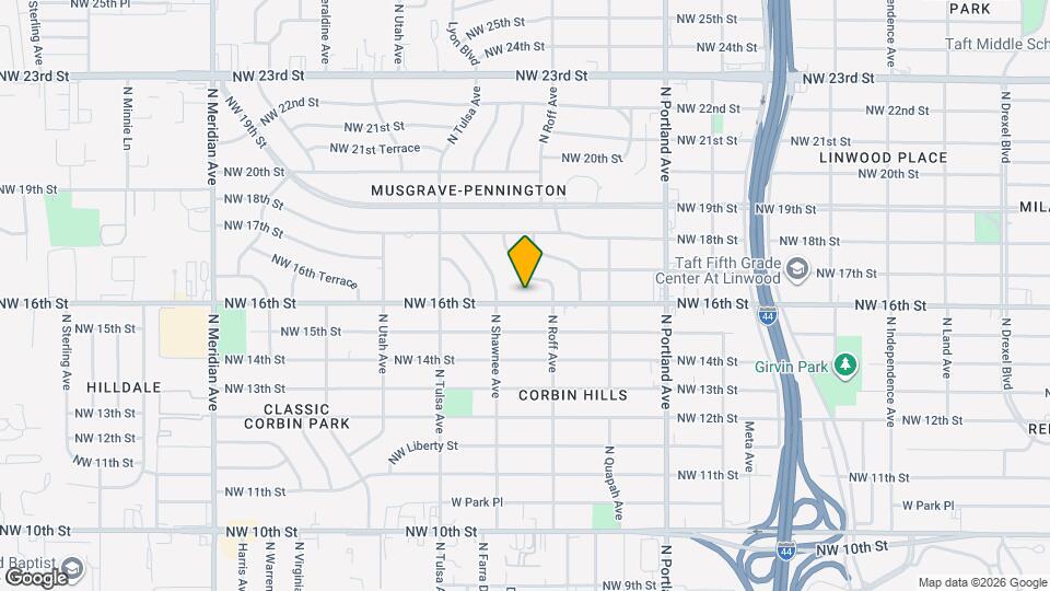 3921 NW 16th St Map and Location Details