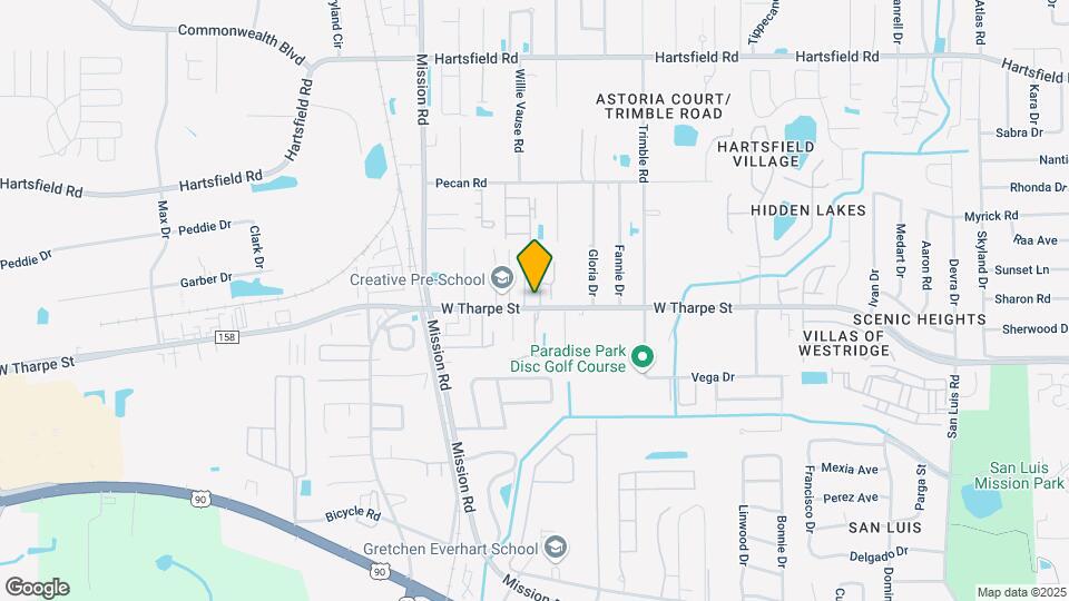 2738 W Tharpe St Map and Location Details