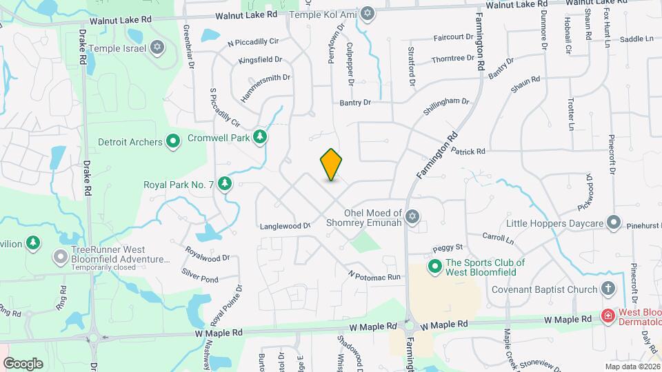 5226 Cedarhurst Dr Map and Location Details