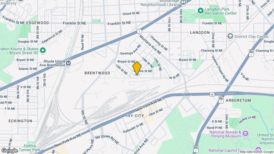 1320 W St Map and Location Details