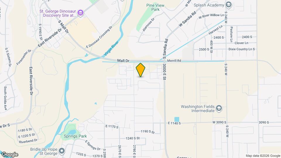 2831 E Snowberry Dr Map and Location Details