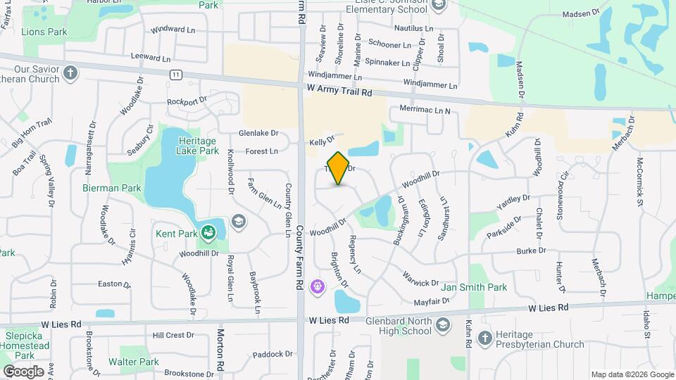 800 Stanford Ln Mapa y Detalles de la Ubicación