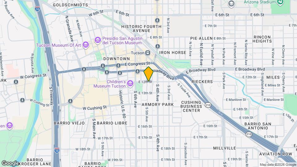 Armory Park Apartments Map and Location Details