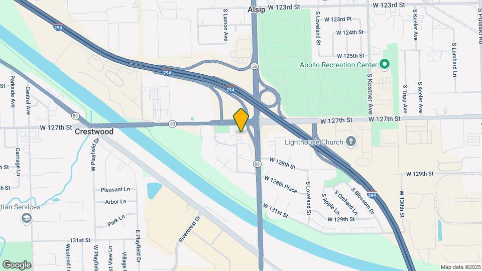 12727 S La Crosse Ave Map and Location Details