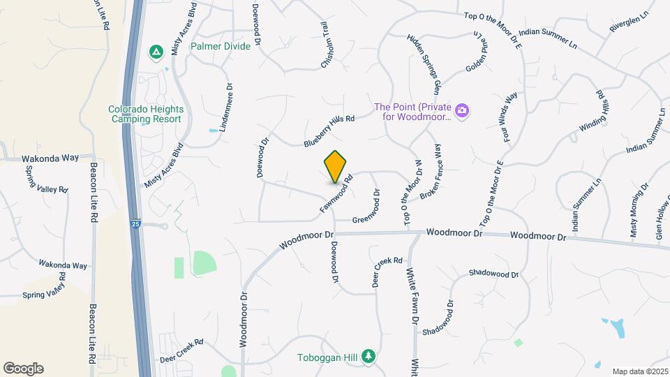 1402 Fawnwood Rd Map and Location Details