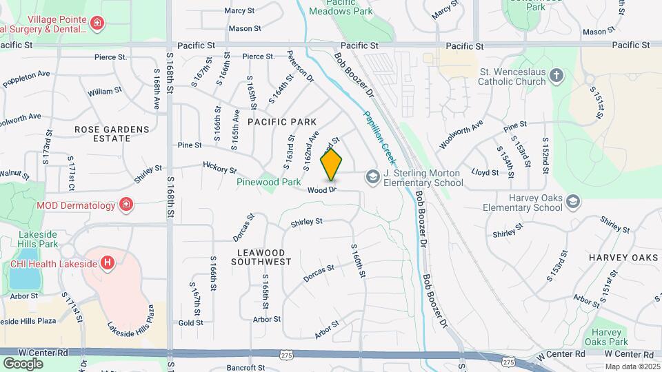1716 S 162nd St Map and Location Details