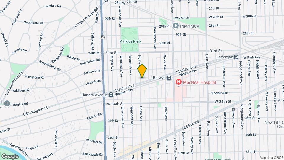 3225 S Home Ave Map and Location Details