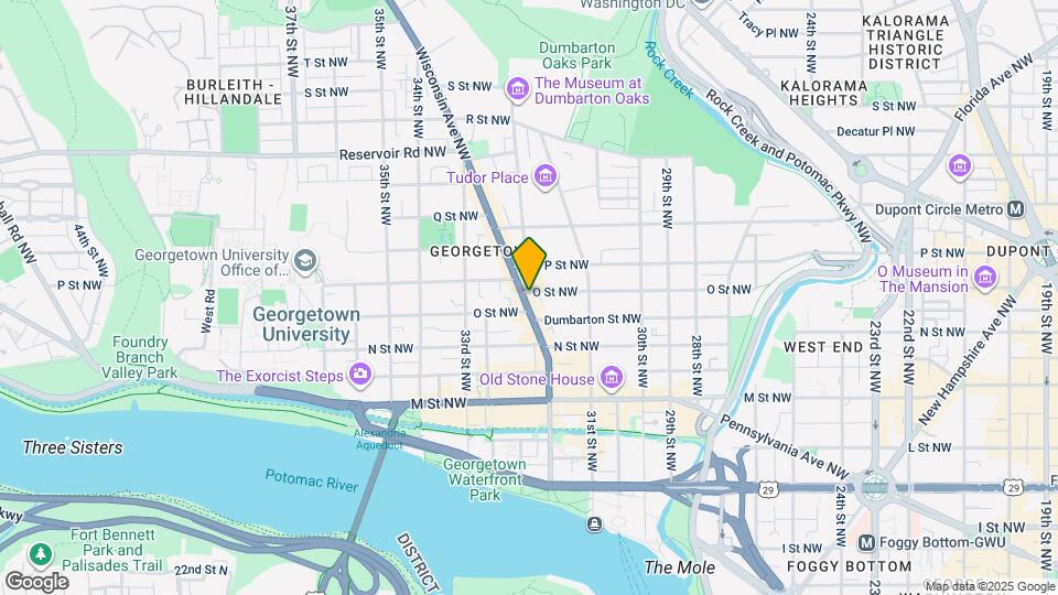 1365 Wisconsin Ave NW Map and Location Details