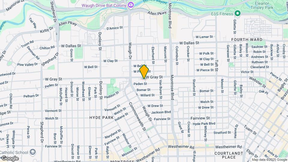1614 Hazel St Map and Location Details