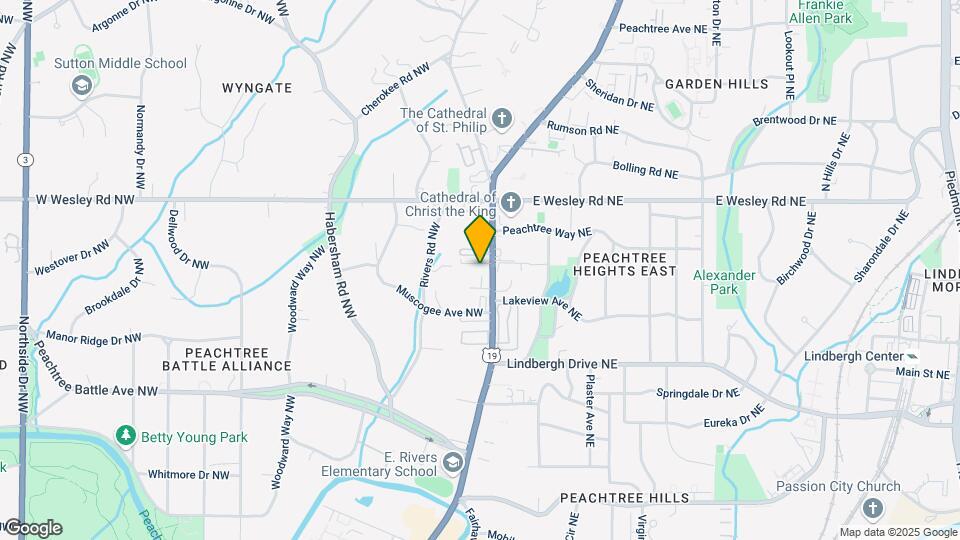 2626 Peachtree Rd NW Map and Location Details