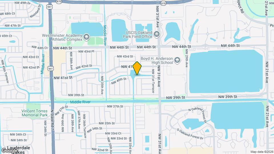 3241 NW 40th St Map and Location Details