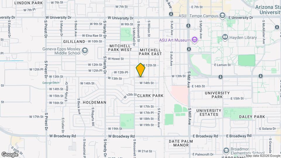 519 W 13th St Map and Location Details