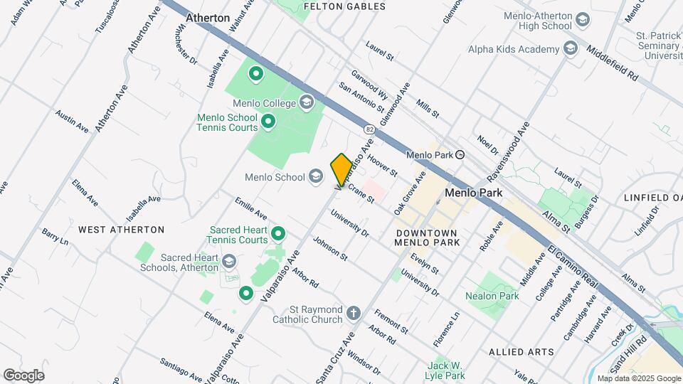 827 Valparaiso Ave Mapa y Detalles de la Ubicación
