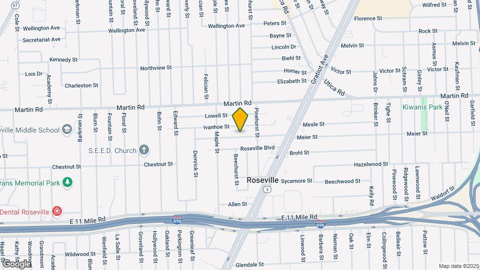 17615 Tennyson St Map and Location Details