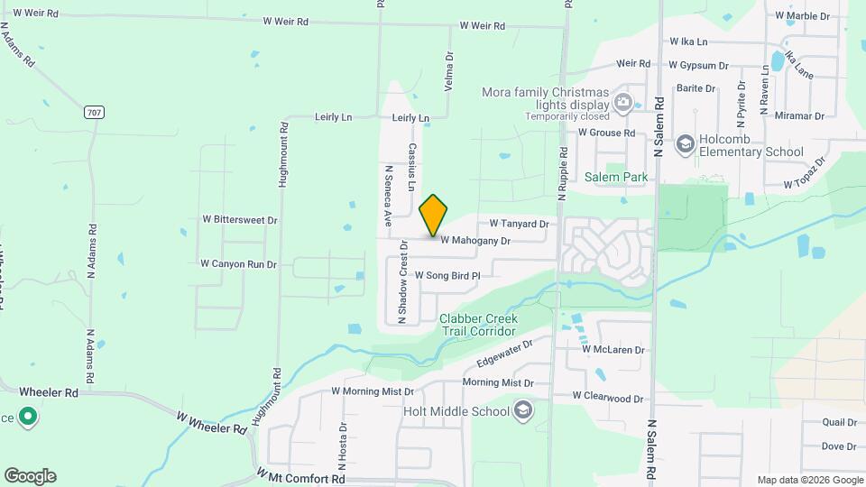 4111 W Mahogany Dr Map and Location Details