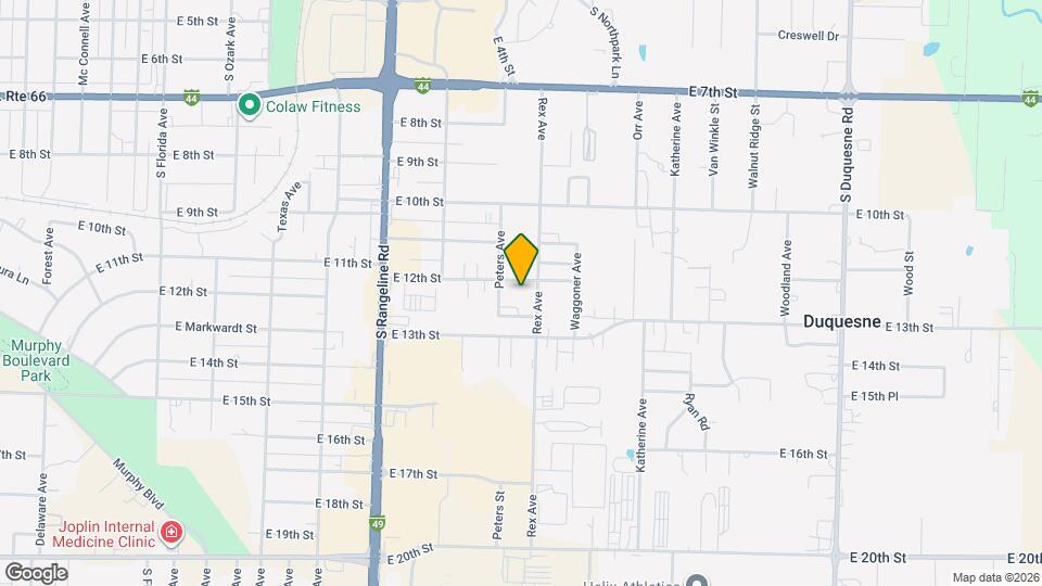 3218 E 12th St Map and Location Details