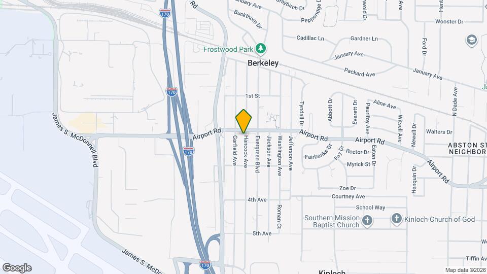 6153 Hancock Ave Map and Location Details