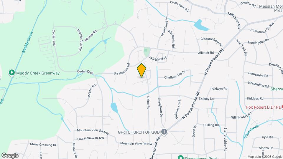 6013 Rittenhouse Rd Map and Location Details