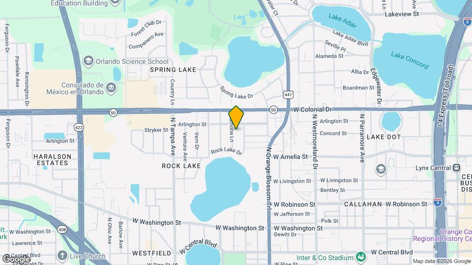 605 Ramona Ln Map and Location Details