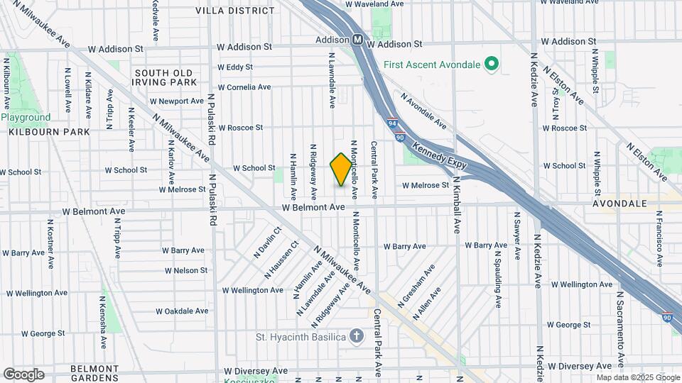 3223 N Lawndale Ave Map and Location Details