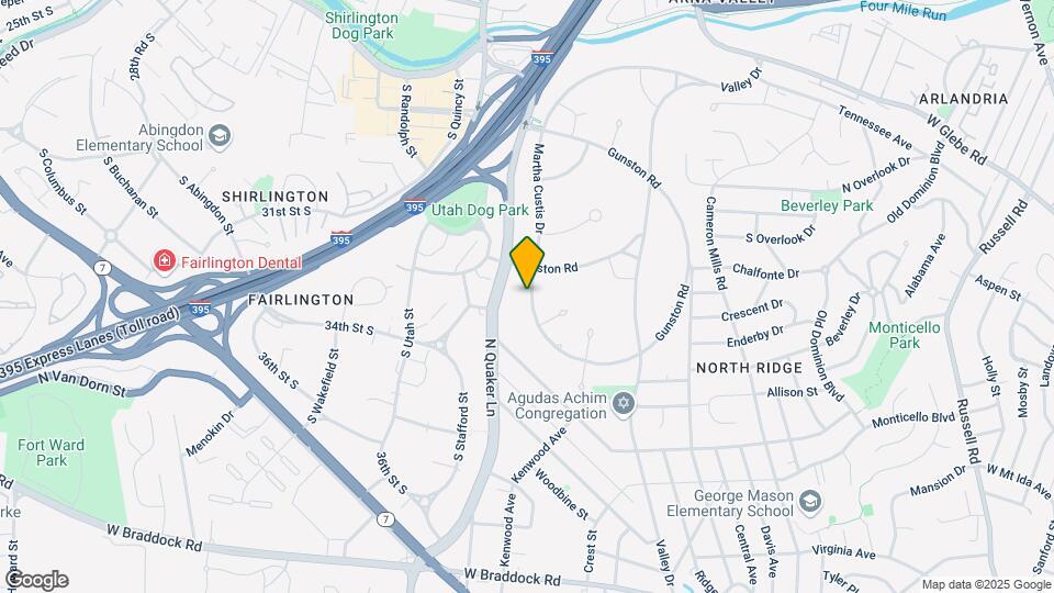 3350 Martha Custis Dr Map and Location Details