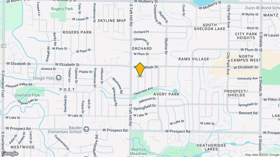 1020 Meadowbrook Dr Map and Location Details