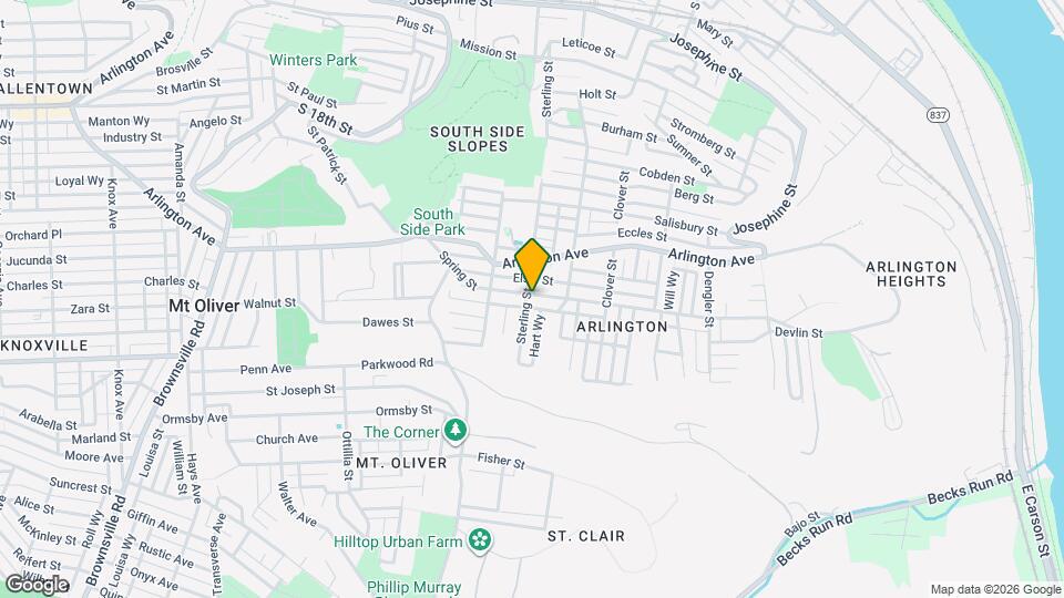 2304 Spring St Map and Location Details