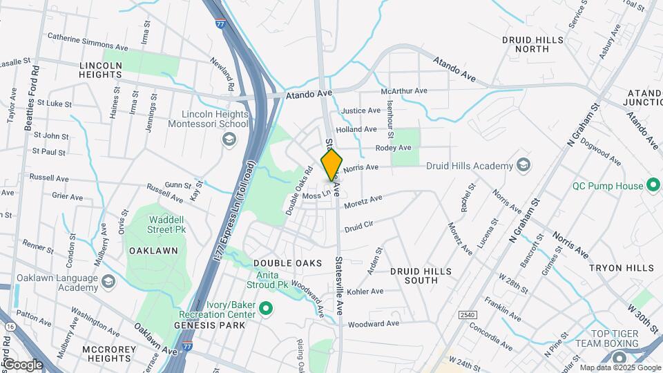 2631 Statesville Ave Map and Location Details