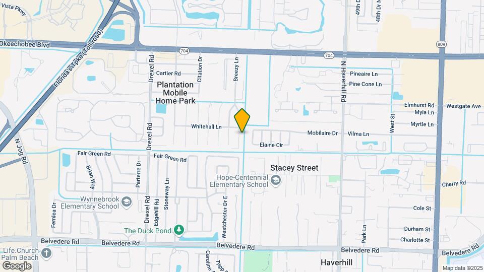 1570 E Breezy Ln Map and Location Details