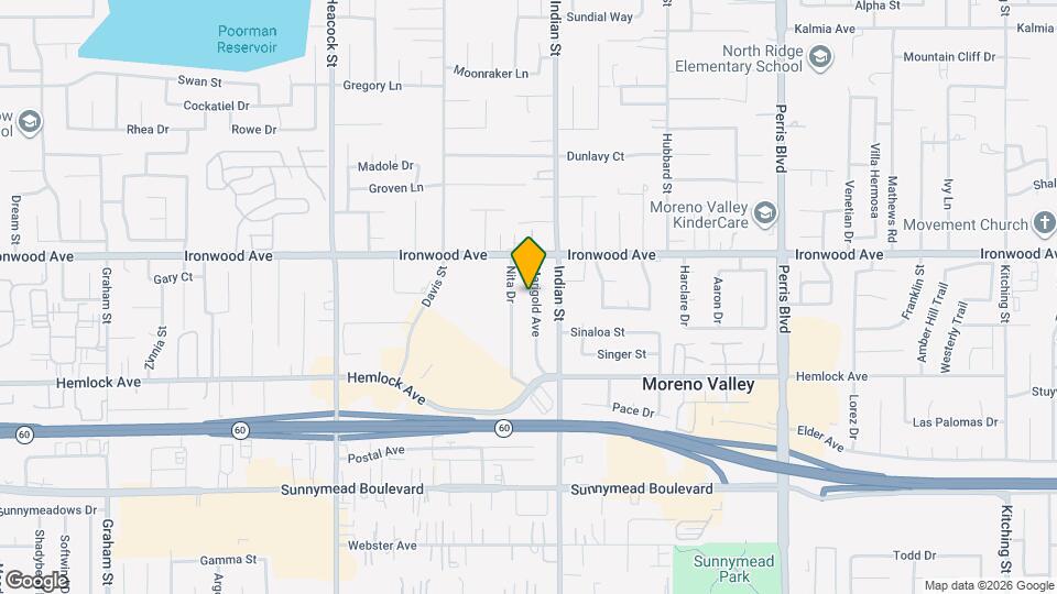 12081 Marigold Ave Map and Location Details